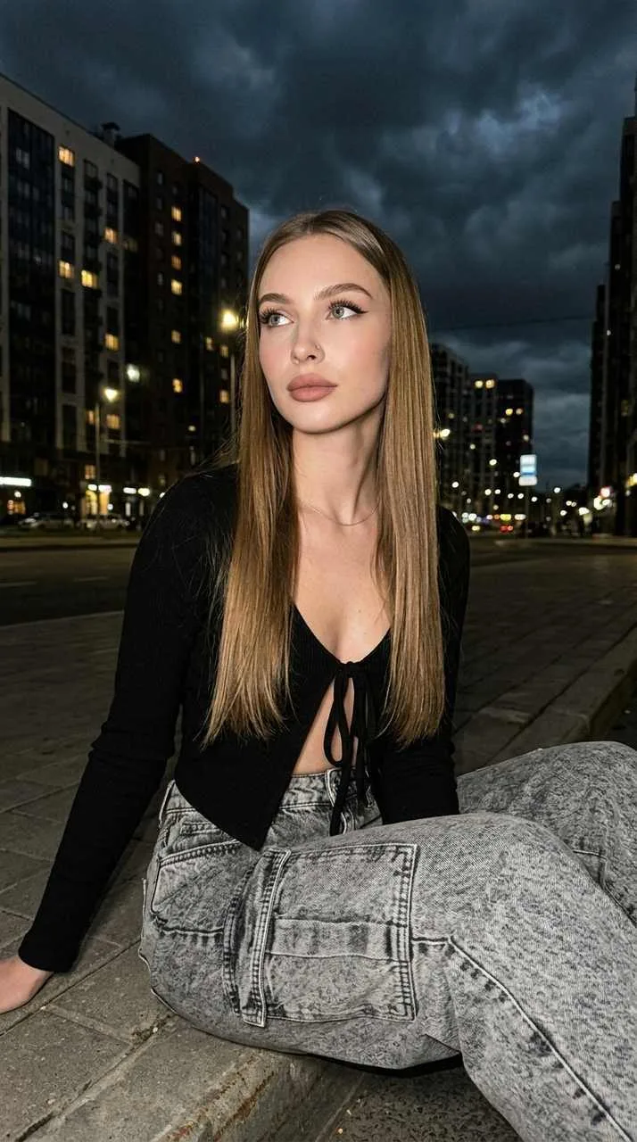 🌃 ⛈️  Город перед грозой