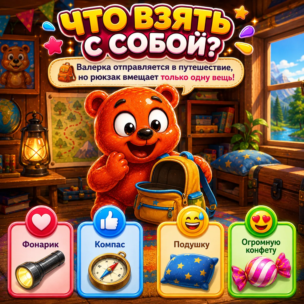 🎒🐻 ЧТО ВЗЯТЬ С СОБОЙ?