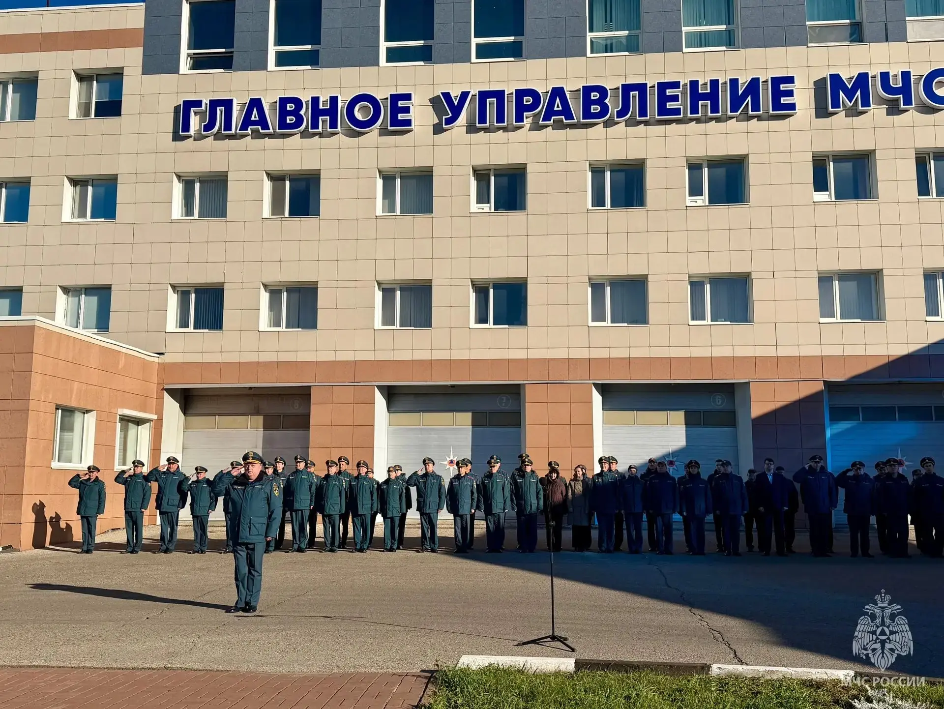 🇷🇺В Главном управлении МЧС России по Ульяновской области состоялось построение личног...