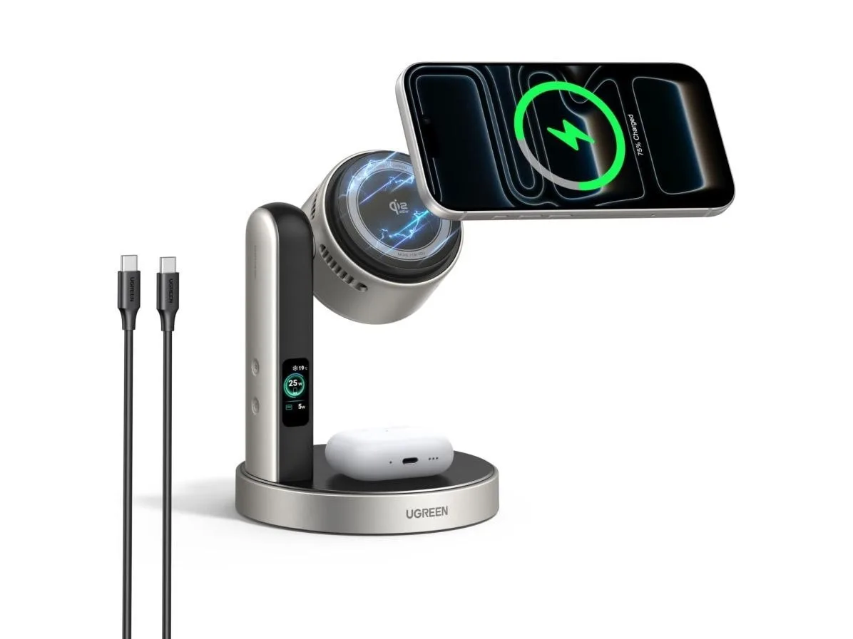 UGREEN представила беспроводную зарядку с кулером для смартфона