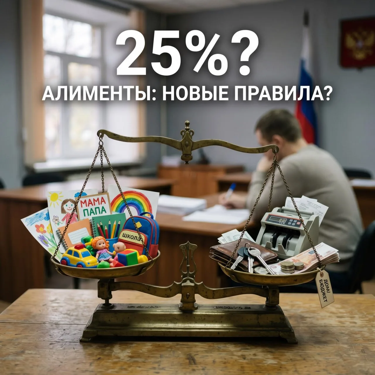 Алименты предложили ограничить 25% от дохода. Что думаете? 📊
