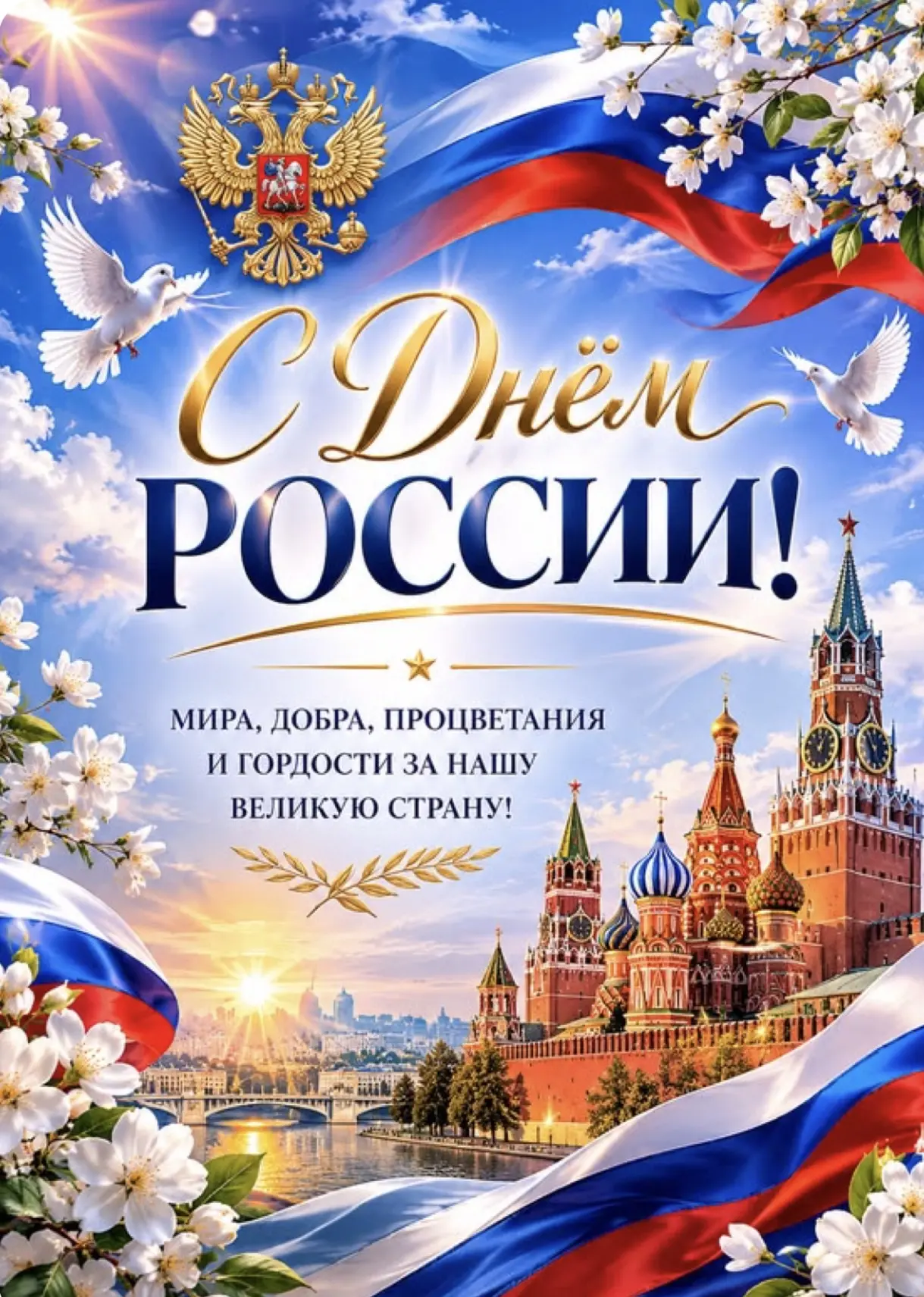 С праздником! С Днём России!

Сегодня вся страна празднует День России. А что для нас Россия? Это на