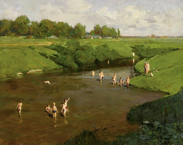 Художник Александр Афанасьев «Лето», 1954 год.

Доброе утро! Солнечного дня!