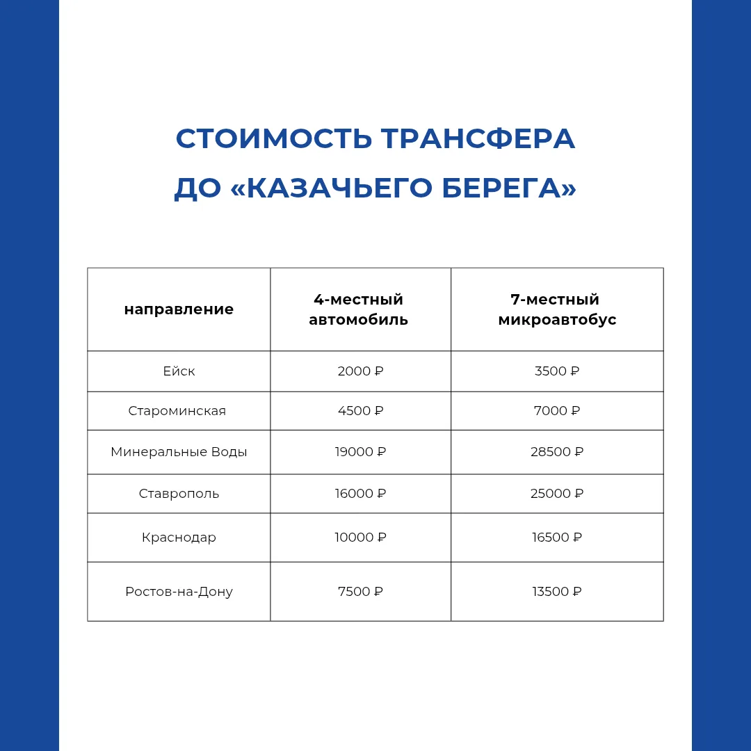 Добраться до «Казачьего Берега»? Легко!