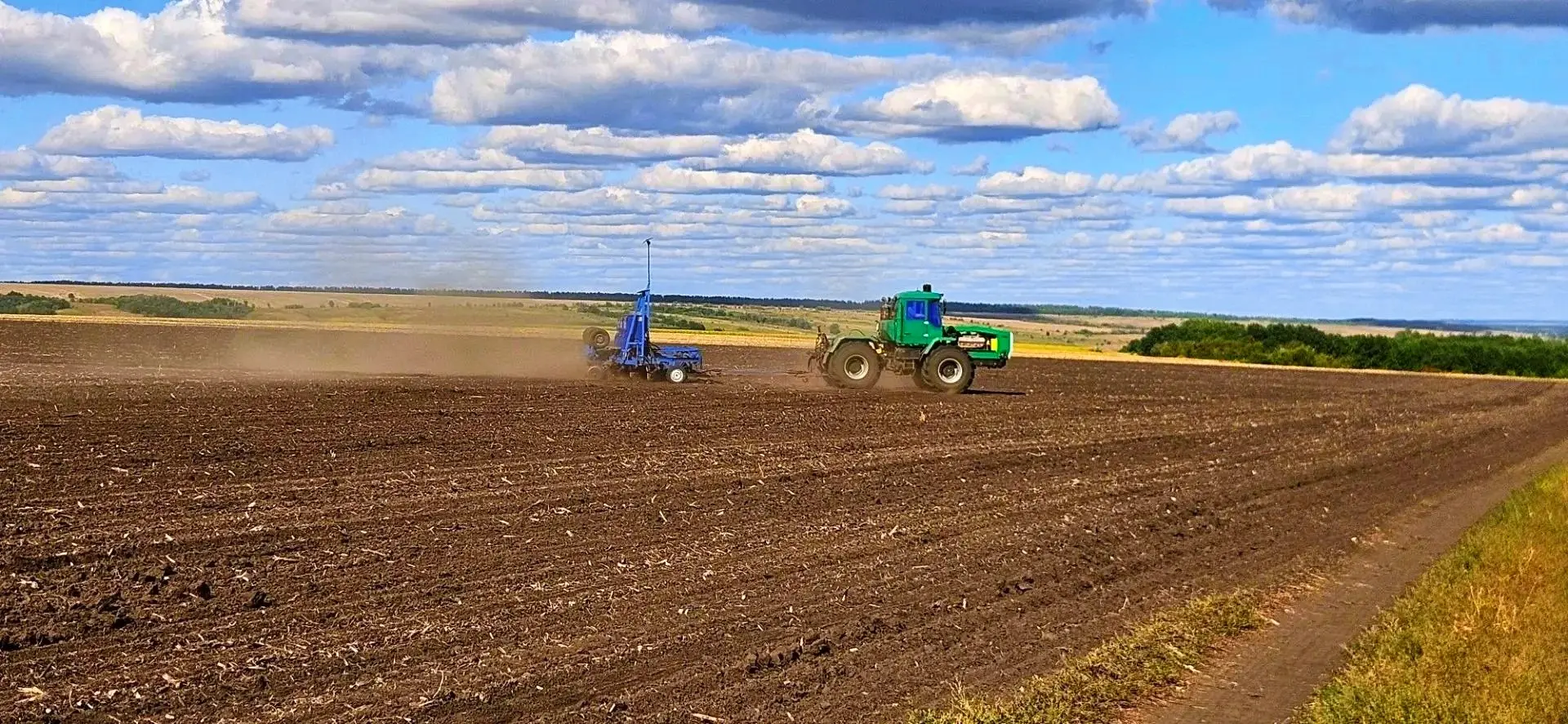 🌾 В Лысогорском районе стартовала осенняя посевная кампания