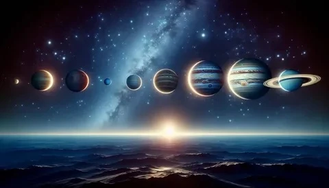 💫 Астро-событие дня:

Редкое зрелище! 
Сегодня Луна присоединяется к малому параду планет (Венера, 