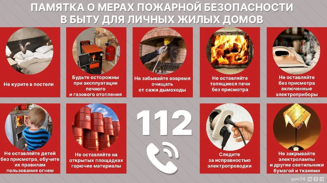 ❗Основные требования Правил пожарной безопасности: 
 
📌не оставляйте без присмотра включенные в эле