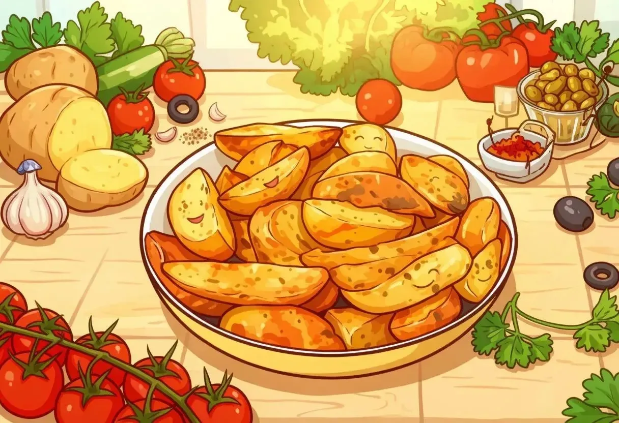 Картошка по-деревенски в духовке: классический рецепт