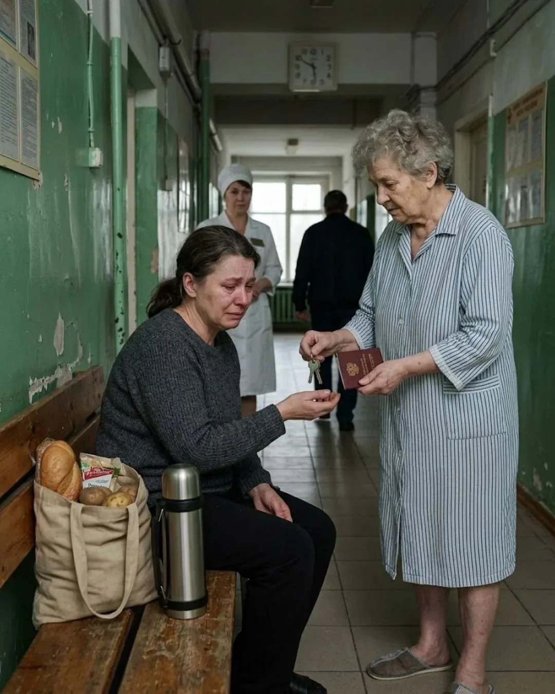 Перед смертью свекровь вложила мне в руку ключи, старую сберкнижку и тихо сказала: