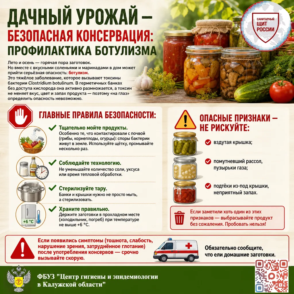 Если после употребления домашних консервов или копчёностей вы почувствовали себя плохо,...