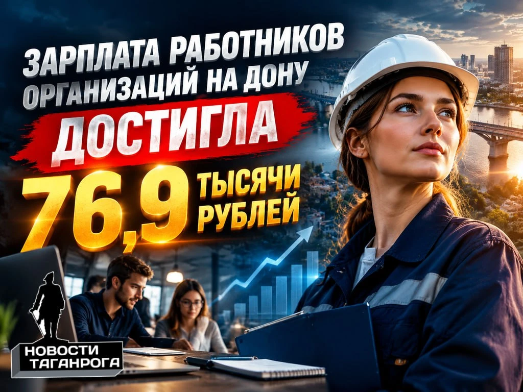 Зарплата работников организаций на Дону достигла 76,9 тысячи рублей