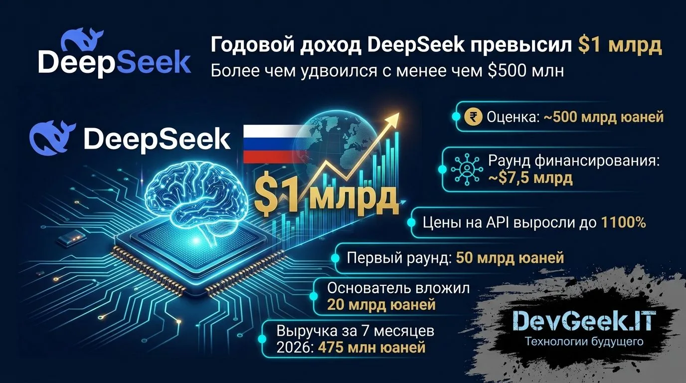 DeepSeek: run-rate перевалил за $1 млрд — но не спешите с выводами