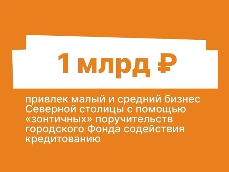 С декабря 2025 года бизнес Петербурга привлёк 1 млрд по «зонтичным» поручительствам


С момента запу