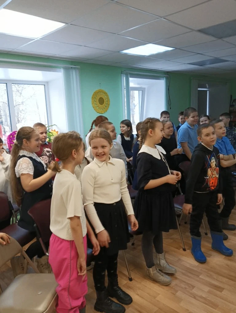 20 марта 3 «з» класс встретился с Михайловой Татьяной Васильевной, актрисой драматического театра им
