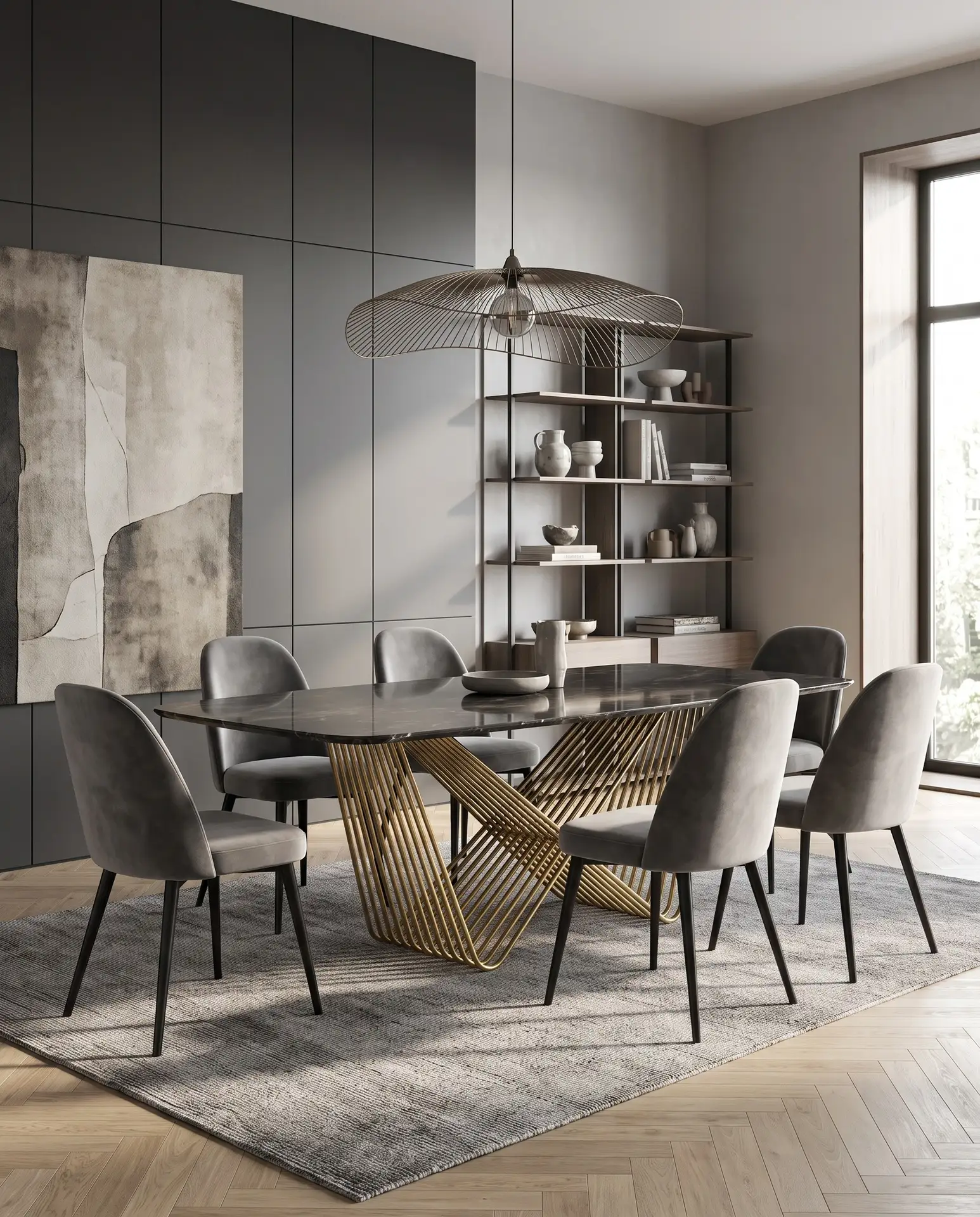 Tenso Orione Couture — обеденный стол итальянской фабрики Tonin Casa, созданный Angelo ...
