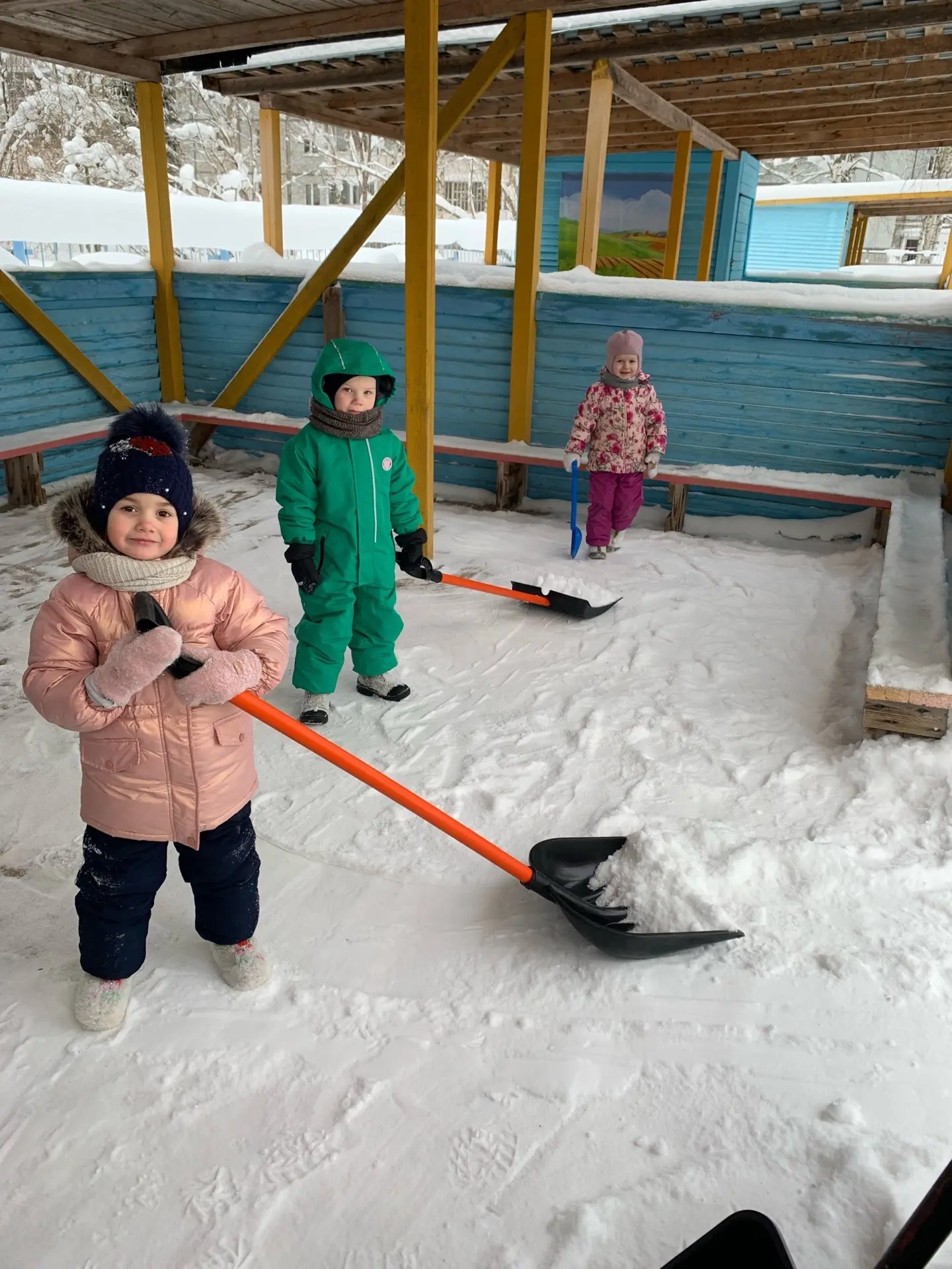 📌❄Вот зима кругом бело, очень-очень много снега намело!❄