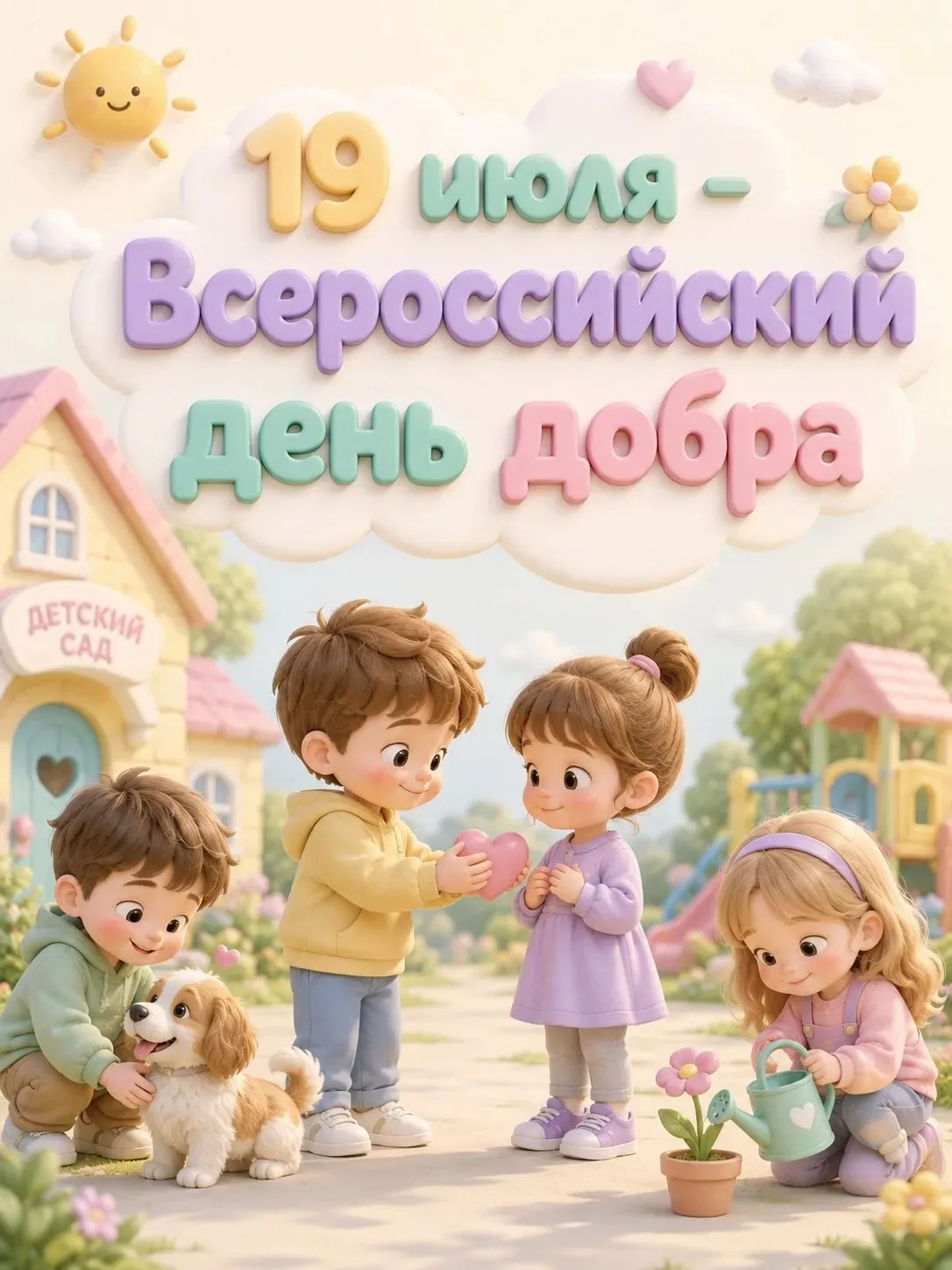 🫶19 июля - Всероссийский день добра — день, когда хочется напомнить: даже маленький добрый поступок