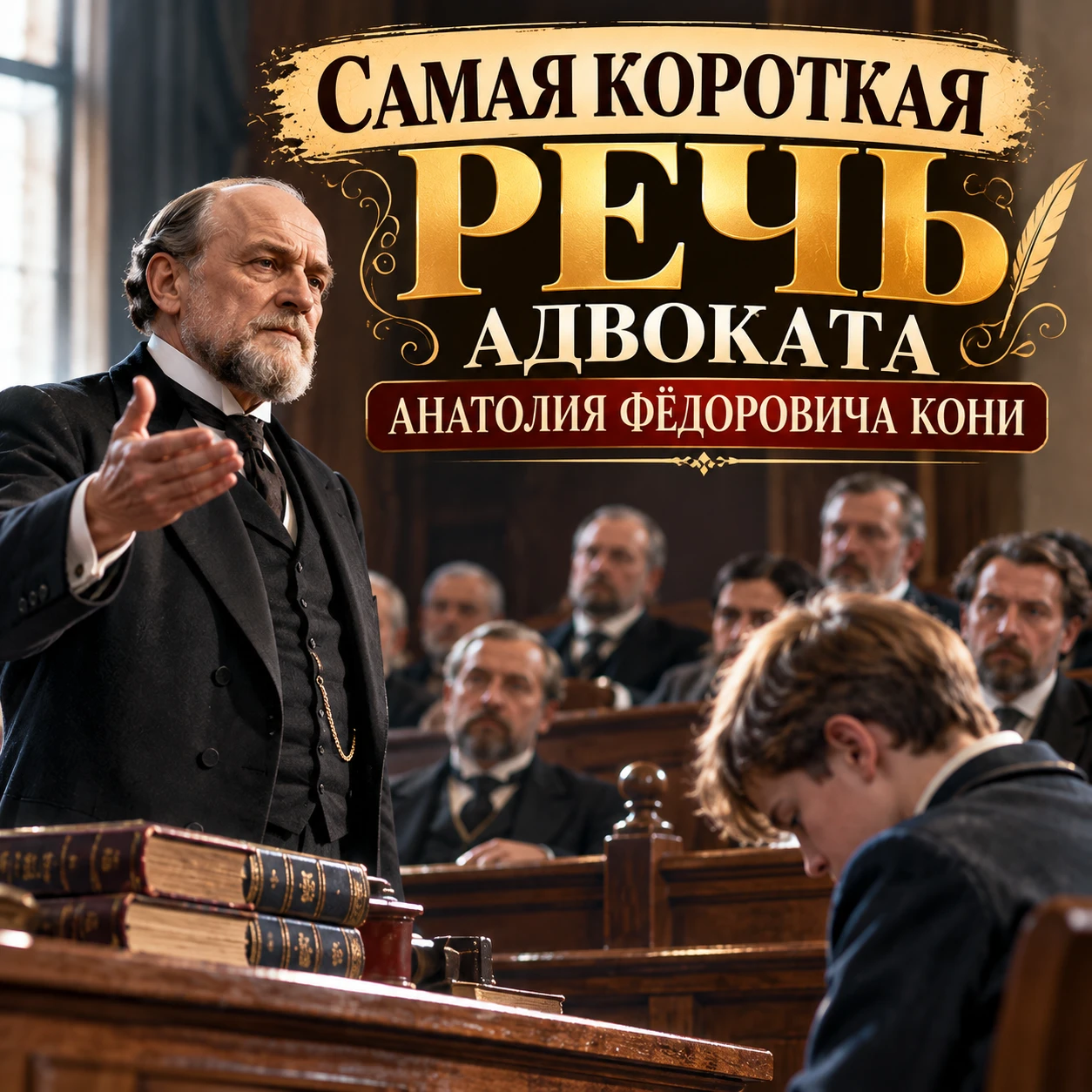 🔥👍 Самая короткая речь адвоката Анатолия Фёдоровича Кони (1844−1927)