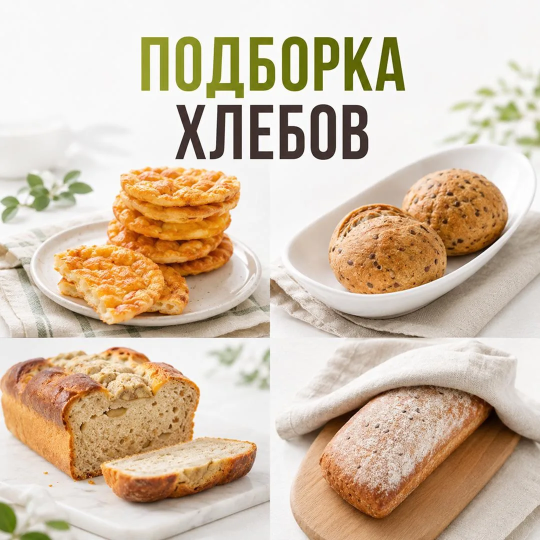РЕЦЕПТЫ БЕЗГЛЮТЕНОВОГО ХЛЕБА