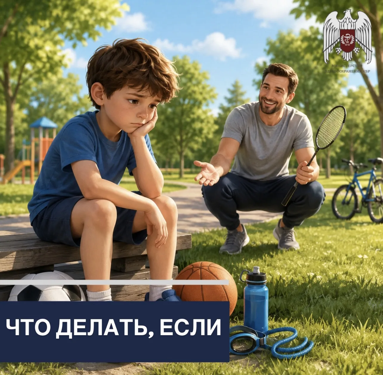 ребёнок не хочет заниматься спортом?