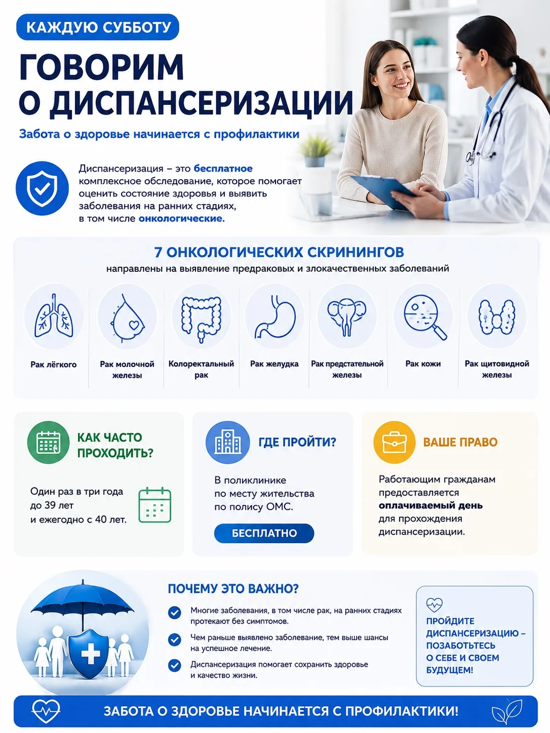 ЧТО ТАКОЕ ДИСПАНСЕРИЗАЦИЯ И ПОЧЕМУ ЕЕ НЕ СТОИТ ОТКЛАДЫВАТЬ?