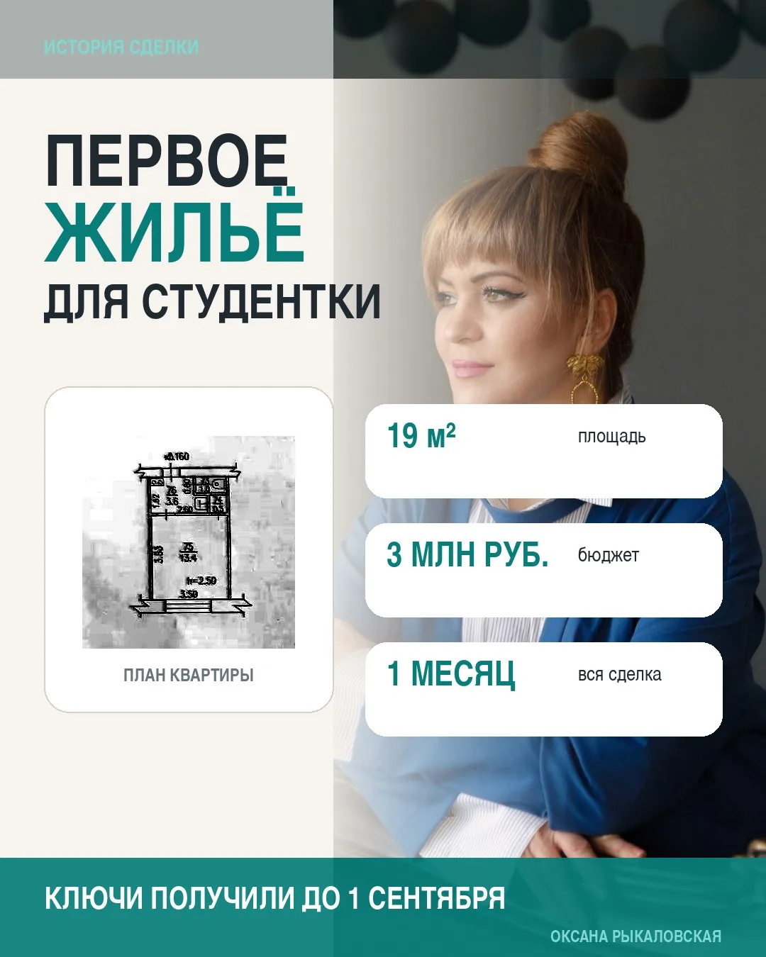 Ровно 1 месяц с момента обращения: от первой встречи до завершения сделки и поздравлени...