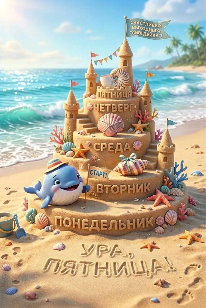 Дорогие друзья! 💖 

Вот и наступают долгожданные выходные — самое время для семейных приключений, т