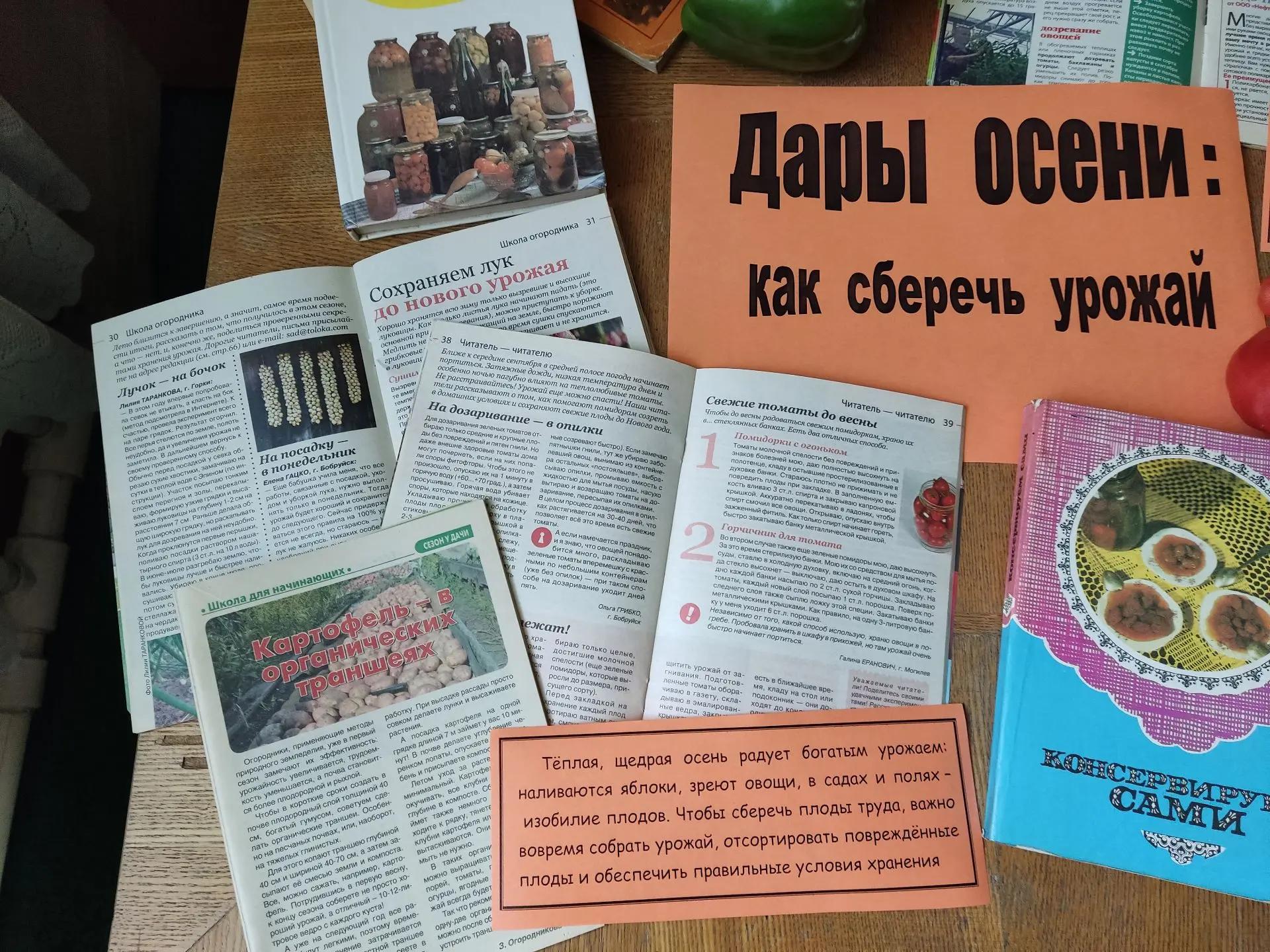 3 сентября для старшей категории пользователей в библиотечном пункте с. Сарбала раскрыт...