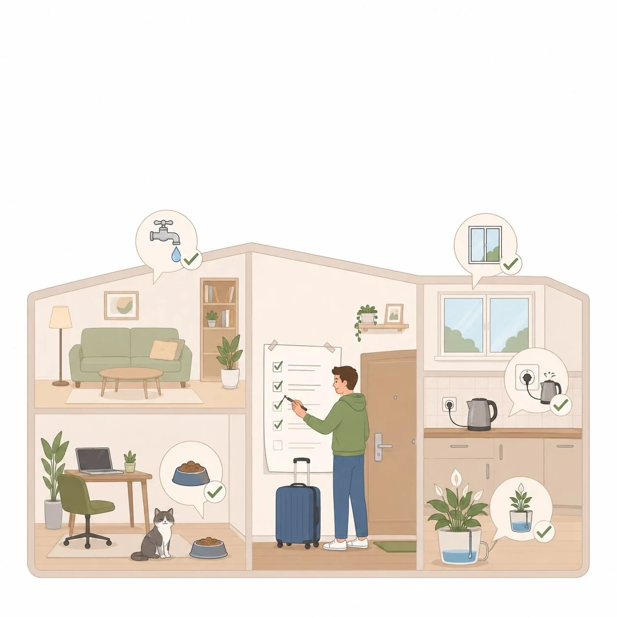 Начинается сезон отпусков🧳

👀 Чек‑лист: что сделать перед отпуском, чтобы вернуться в безопасную и