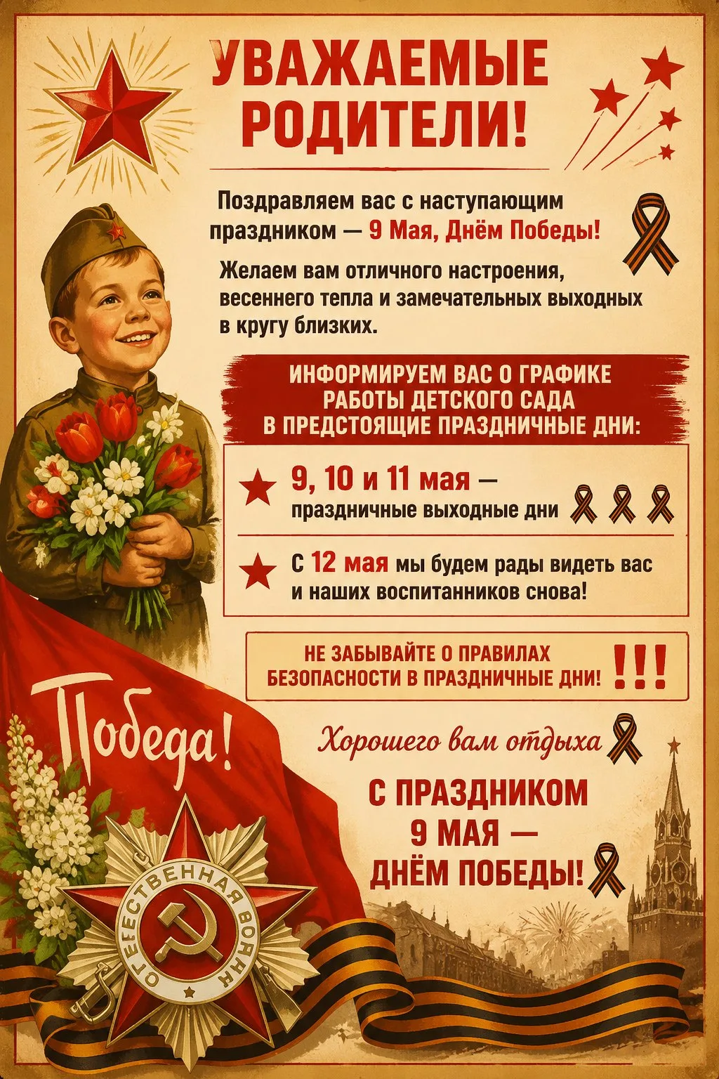 🌷 Уважаемые родители!