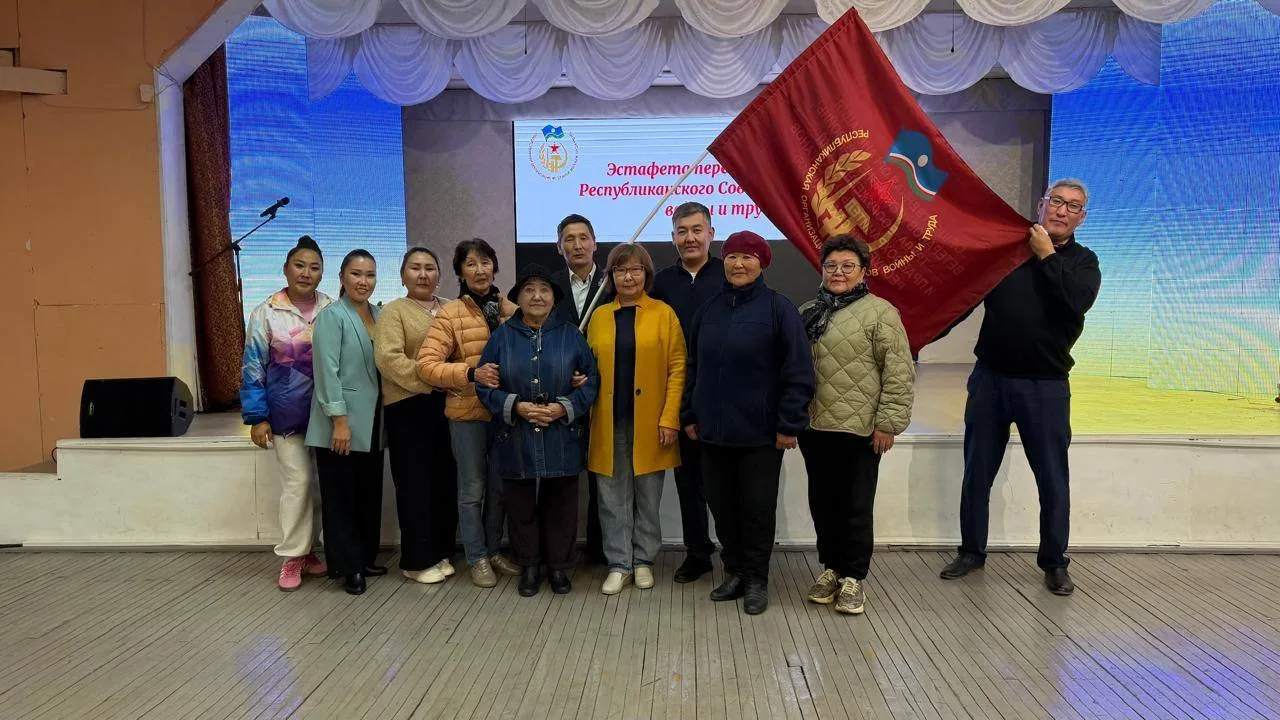 Эстафета Знамени пришла в Бетюнский наслег