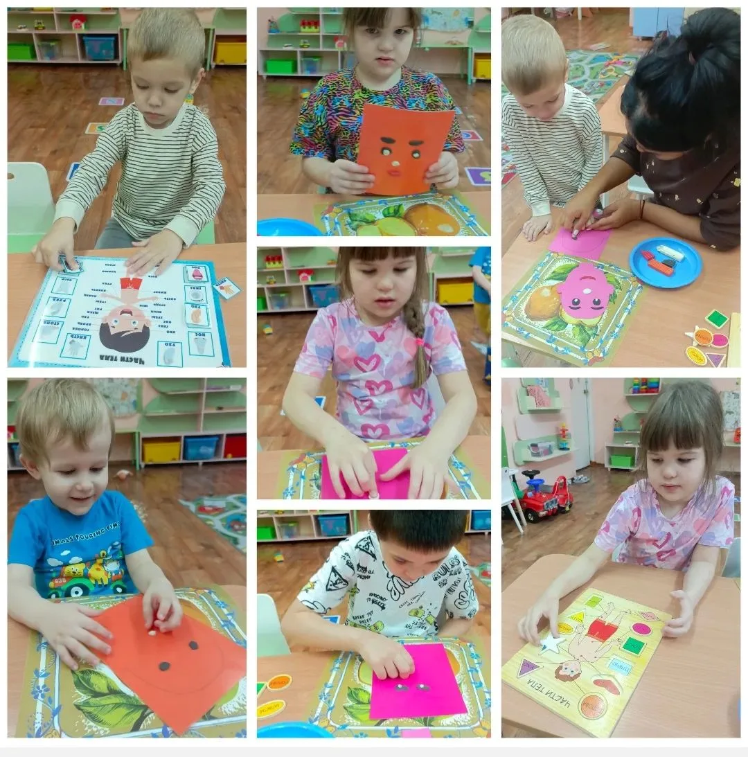 Занятие по лепке в группе  "Лучики".