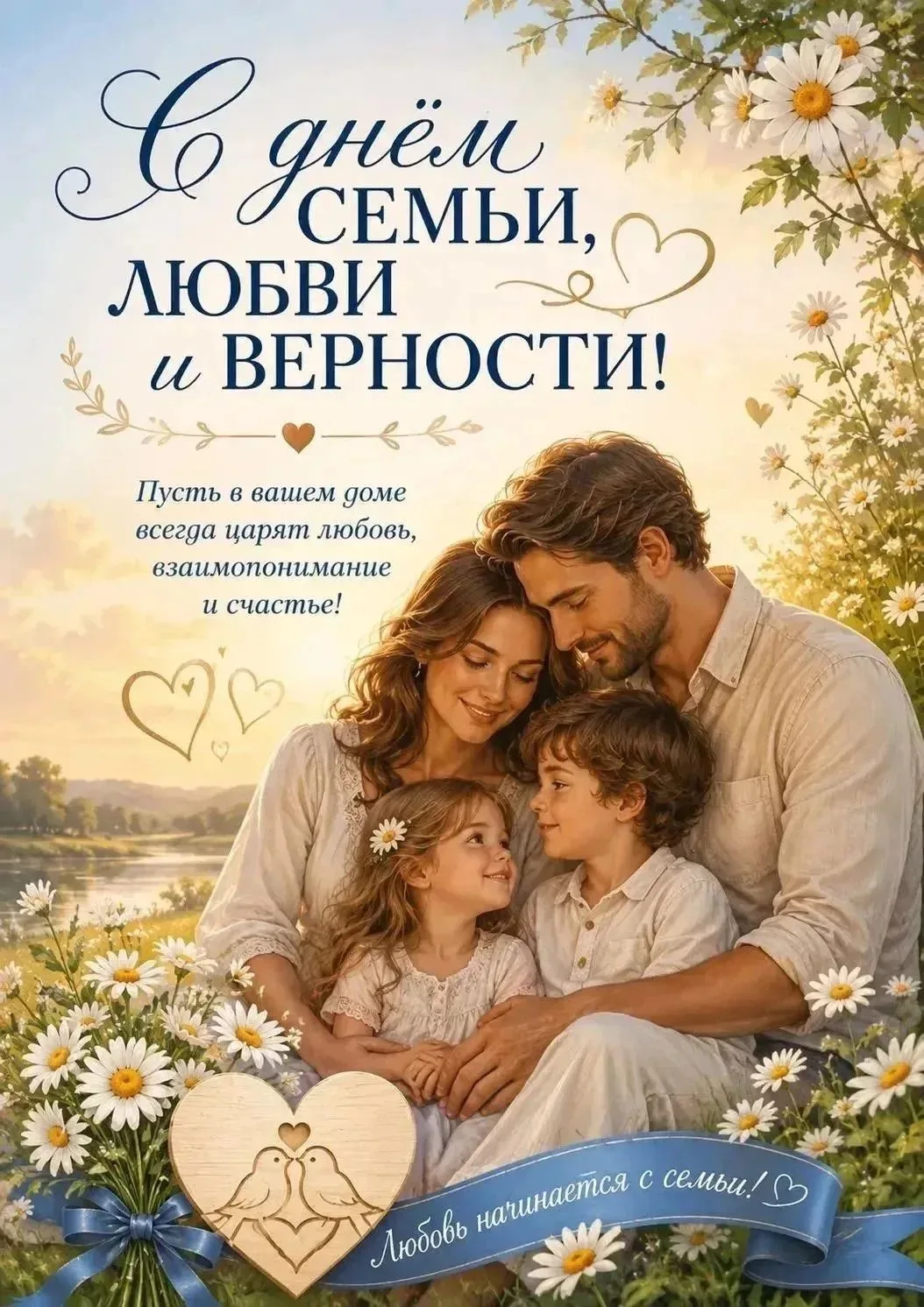 🌼Мы поздравляем все семьи нашего учреждения с одним из самых светлых и душевных праздников — Днём с