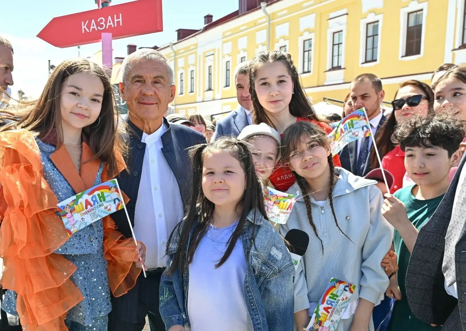 Активно проводим День защиты детей. Посетили сегодня фестиваль детства "Лето в Татарста...