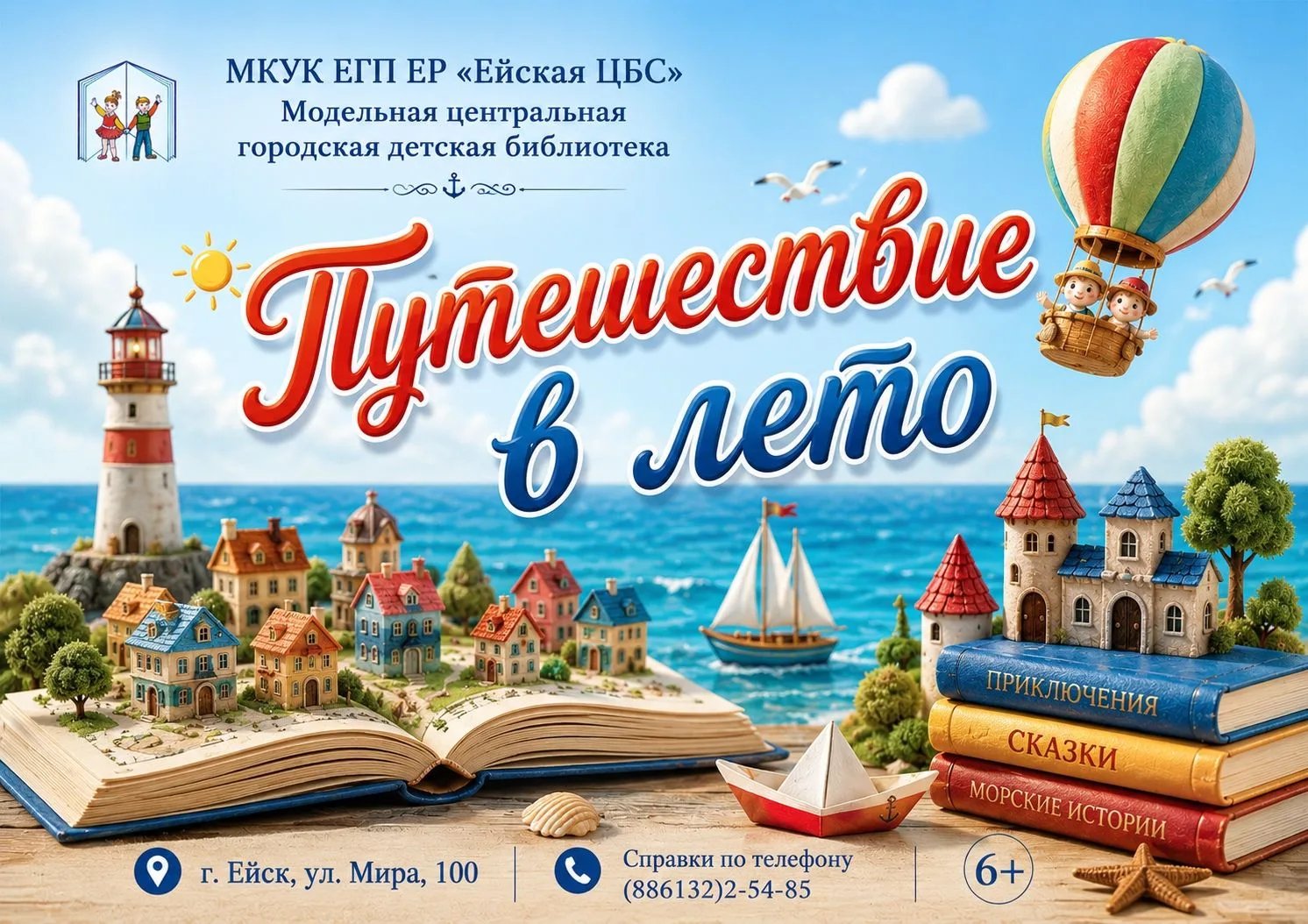Лето - время приключений, новый открытий и интересных книг!