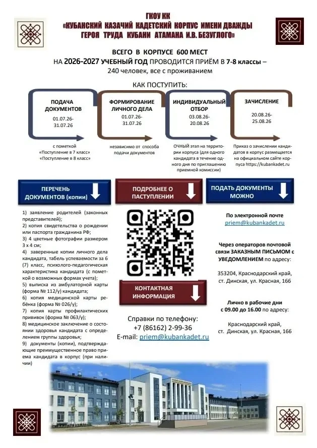 В настоящее время вновь созданное государственное казенное общеобразовательное учреждение Краснодарс