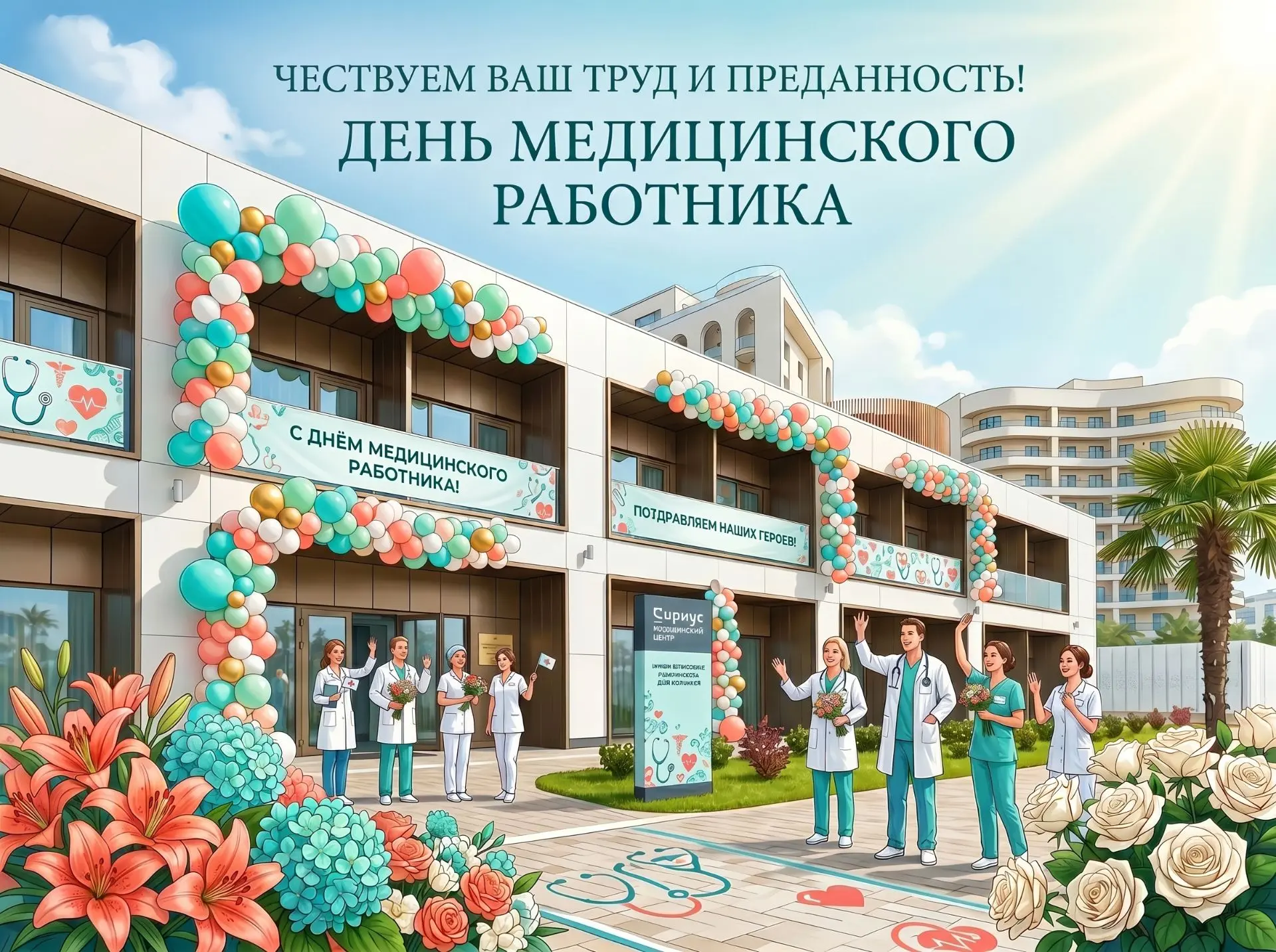 Уважаемые коллеги!
От всей души поздравляем вас с Днем медицинского работника!

Этот праздник объеди