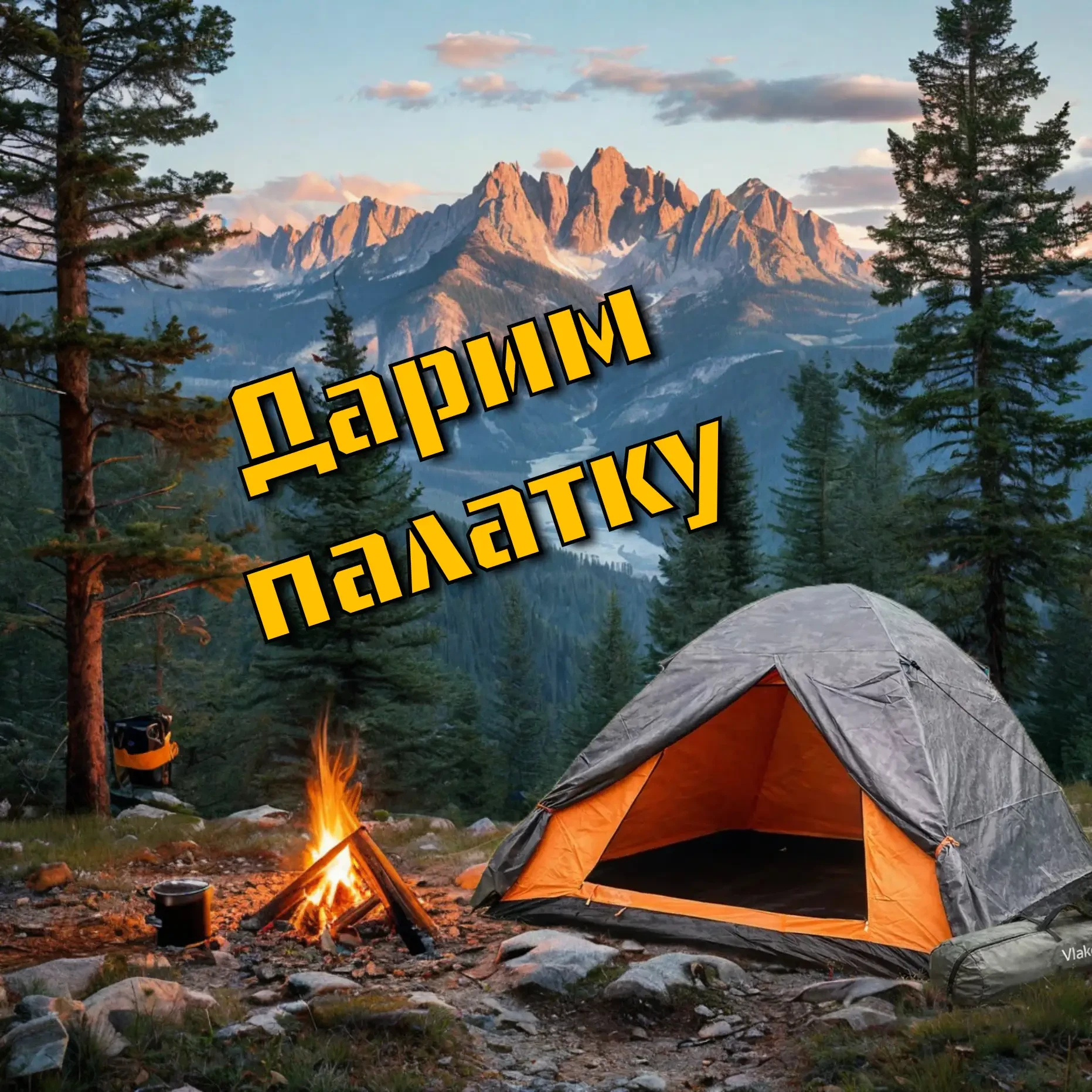 🎁 ⛺ РОЗЫГРЫШ ПАЛАТКИ #2