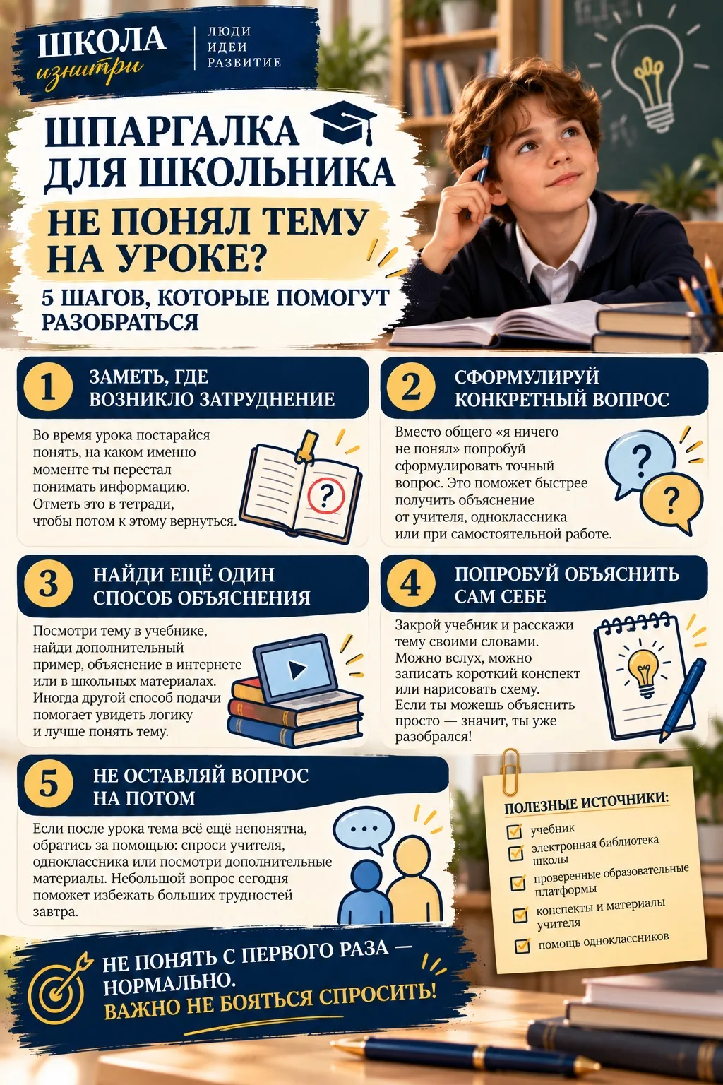 🧠 ШПАРГАЛКА ДЛЯ ШКОЛЬНИКА