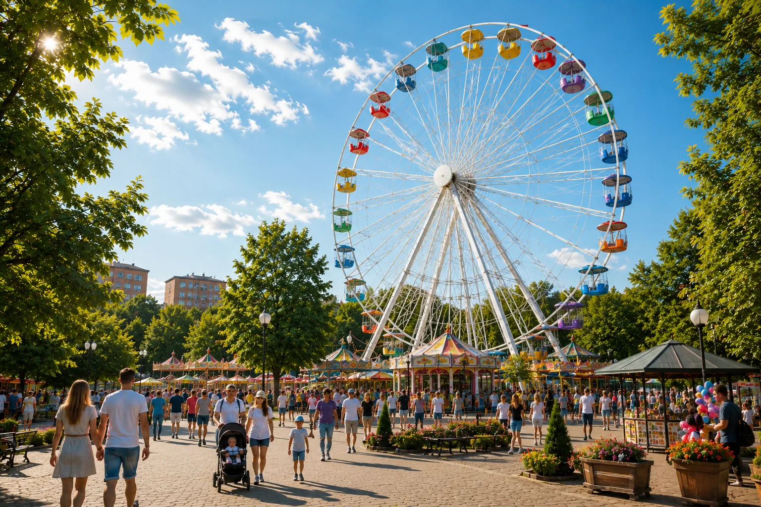 🎡 Где в Ачинске колесо обозрения смотрелось бы лучше всего?