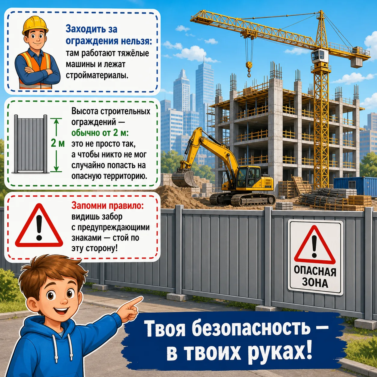 🚧 Южно-Сахалинск активно строится: как защитить себя и других!