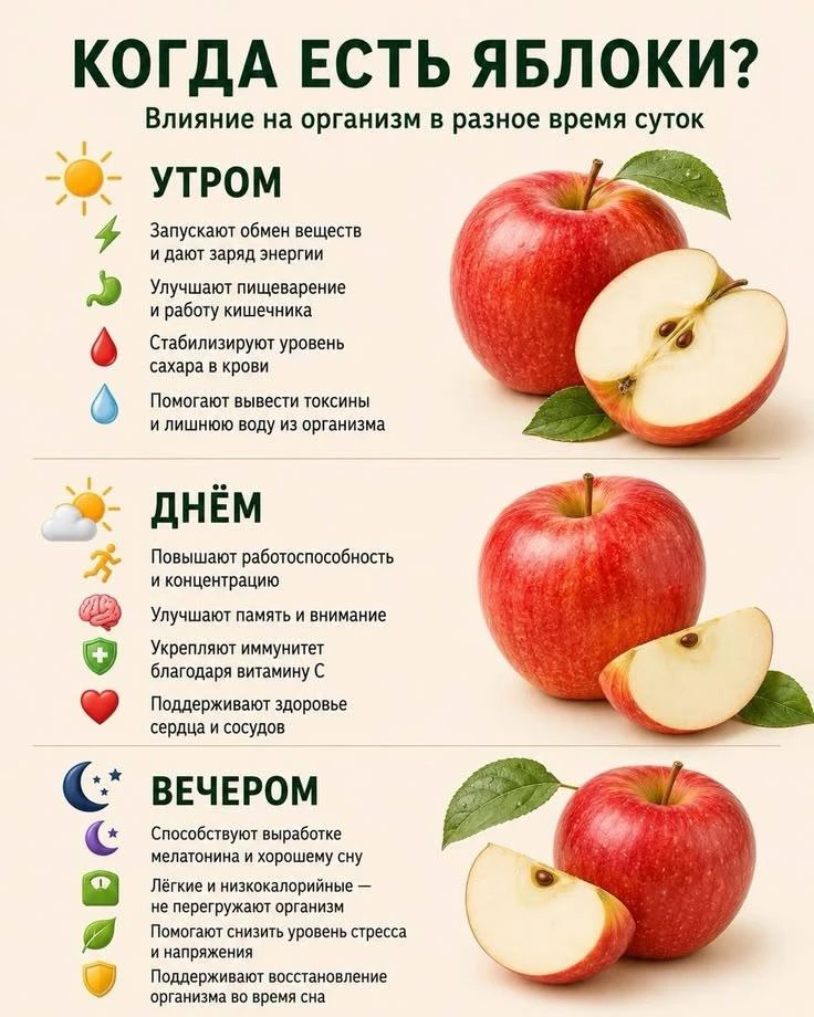 Когда есть яблоки?

@FactTG