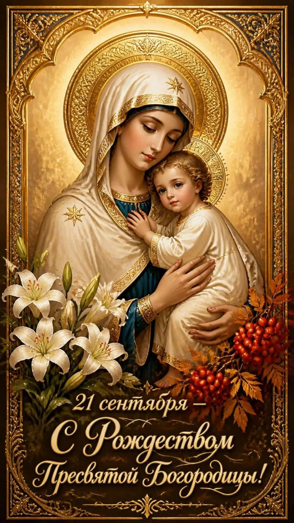 🙏🩷С праздником Пресвятой Богородицы 🕊️ 💫