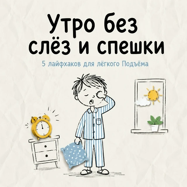 🌤 Ранний подъём без слёз и спешки: что поможет?