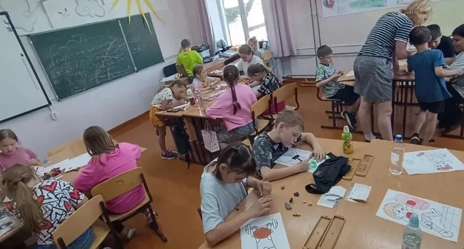 🏃🏻‍♀️🏃‍♂️День спорта в пришкольном лагере "Солнышко": Энергия, азарт и творчество!