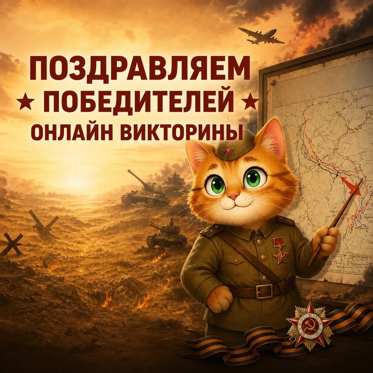🎉 Поздравляем победителей онлайн‑викторины, посвящённой Дню разгрома немецко‑фашистски...