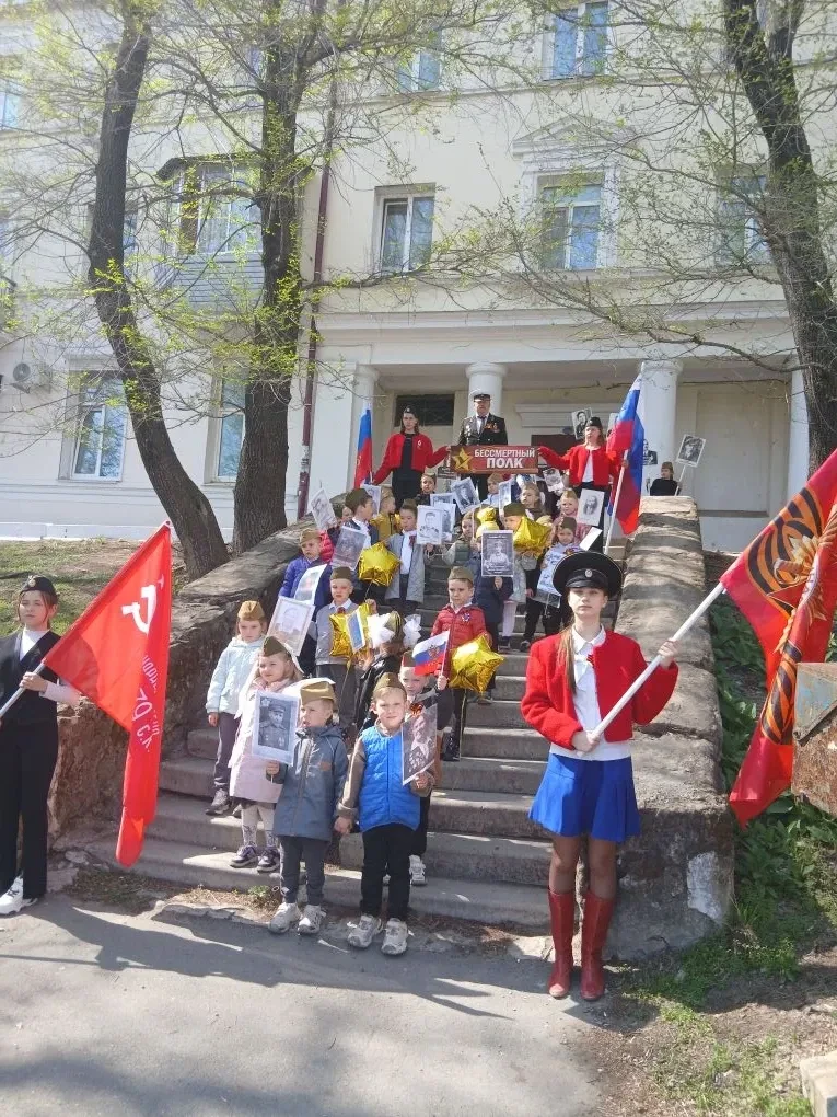 🌿🕊Всероссийская акция "Бессмертный полк" и митинг, посвященный Дню Победы,🇨🇳🎖 прош...
