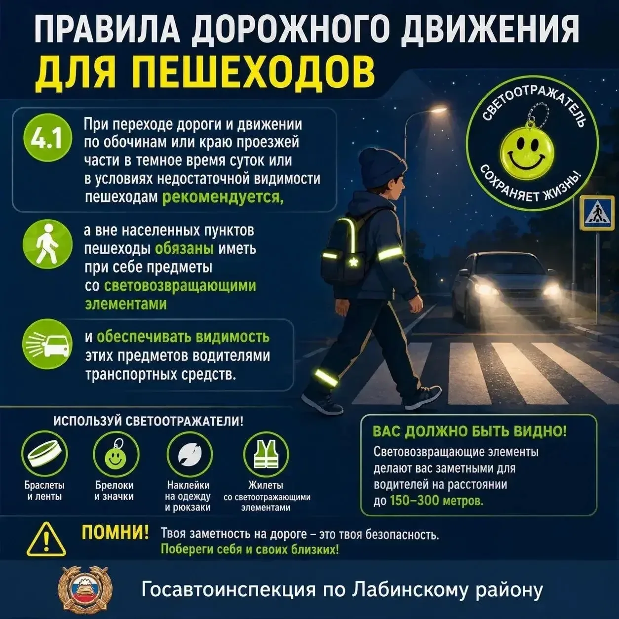 🚶‍♂️🚶‍♀️ Важные правила пешехода: