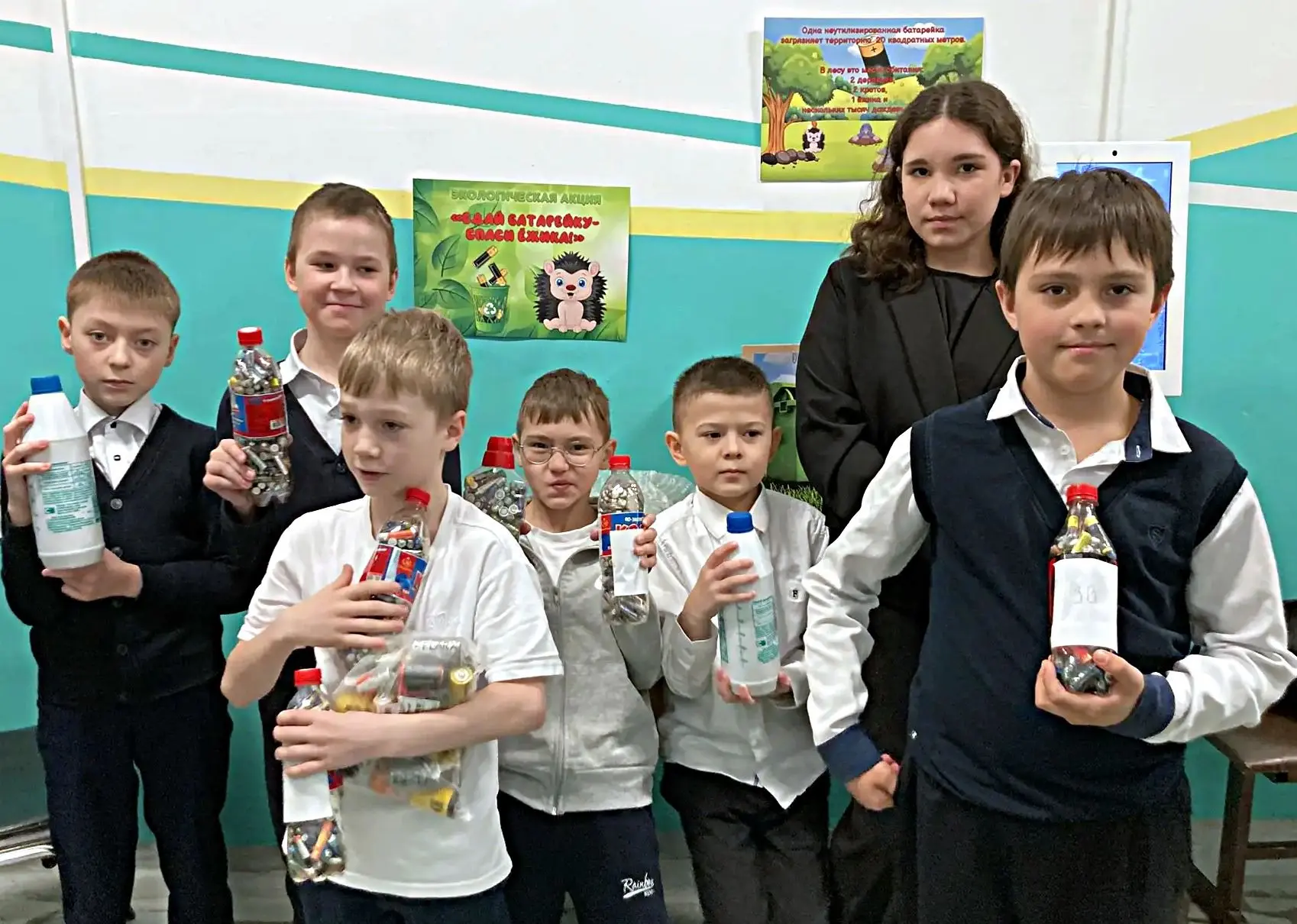 АКЦИЯ «СДАЙ БАТАРЕЙКУ — СПАСИ ЕЖИКА» В День Земли наша школа присоединилась к важной экологической а