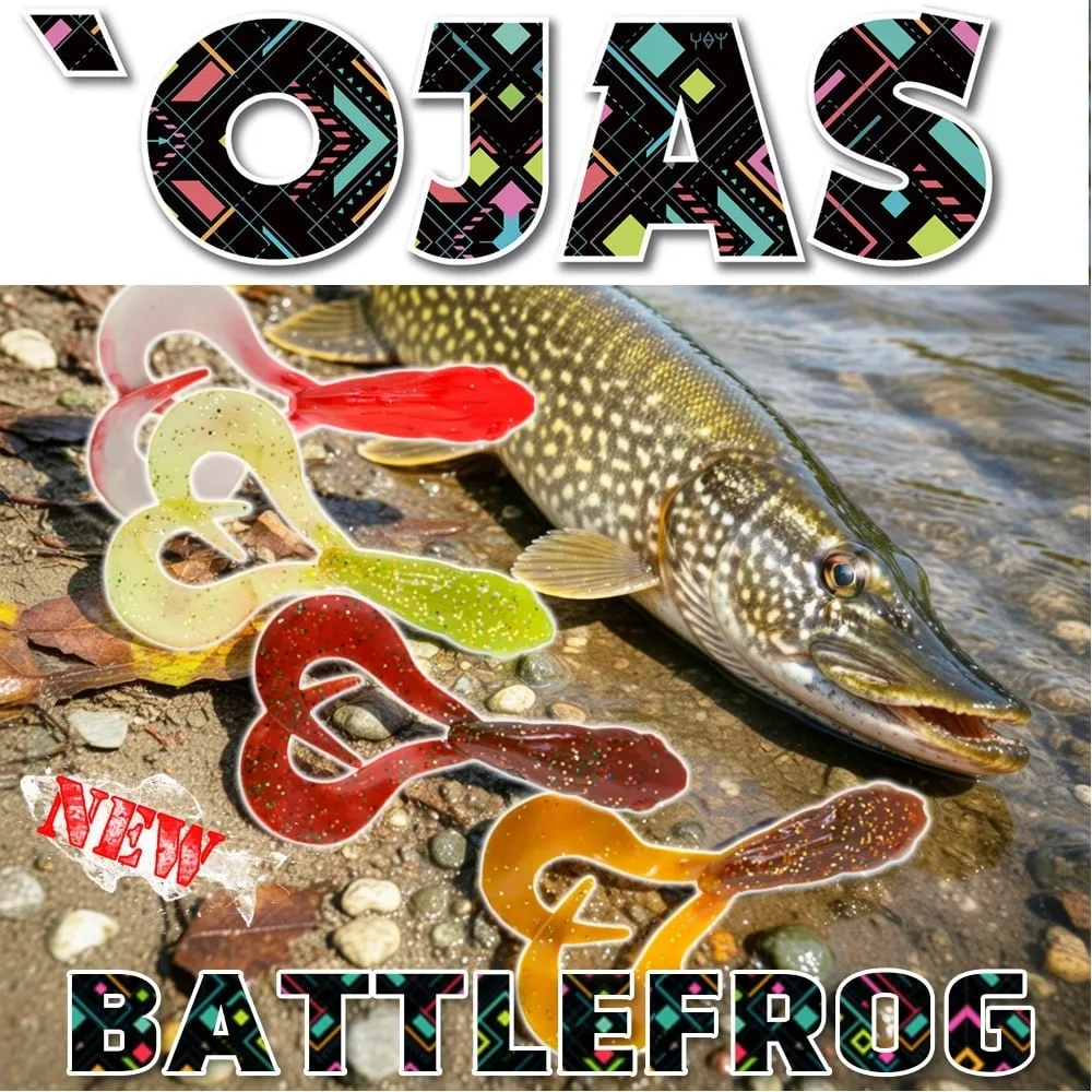 Новые цвета силиконовых приманок Ojas BattleFrog​